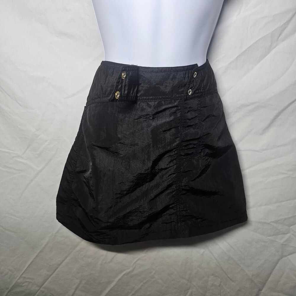 Vintage 90s swimwear black board skirt
